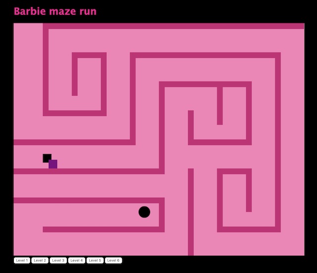 Barbie Maze